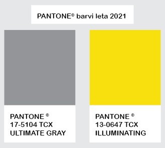 ULTIMATE GRAY & ILLUMINATING - Pantone barvi leta 2021