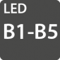 LED B1-B5